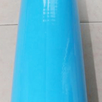 浅蓝色阻燃光面包管