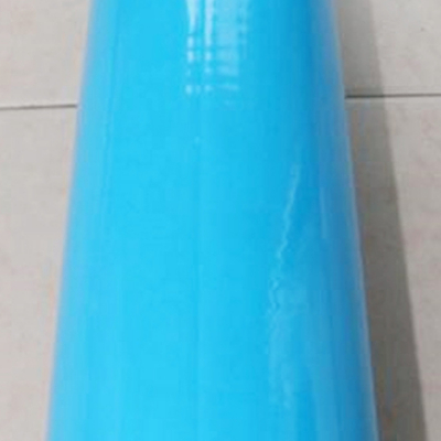 浅蓝色阻燃光面包管